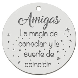 CHAPA PLATA 925MM PARA RAMO DE NOVIA