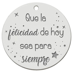 CHAPA PLATA 925MM PARA RAMO DE NOVIA