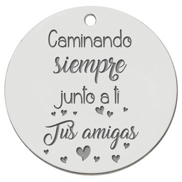 CHAPA PLATA 925MM PARA RAMO DE NOVIA