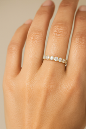 SORTIJA ORO 18KL INFINITY CIRCONITAS - 3MM