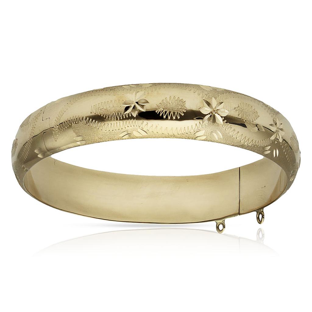 CAÑA ORO 18KL TALLADA -14MM