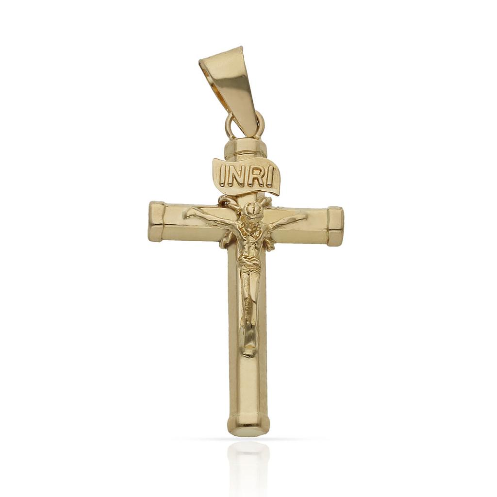 CRUZ ORO 18KL CRISTO - 15X26MM