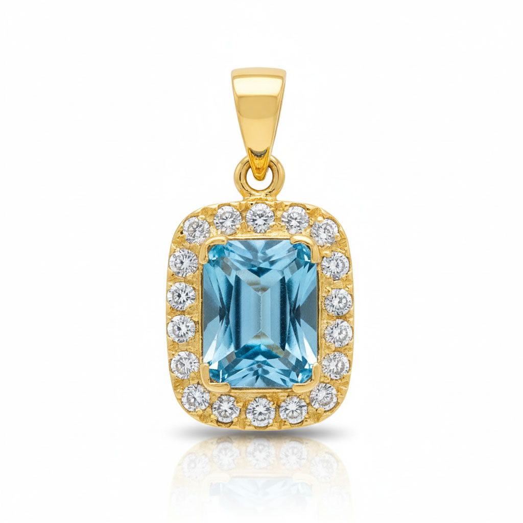 COLGANTE ORO 18KL CIRCONITAS