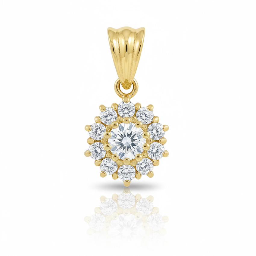 COLGANTE ORO 18KL CIRCONITAS