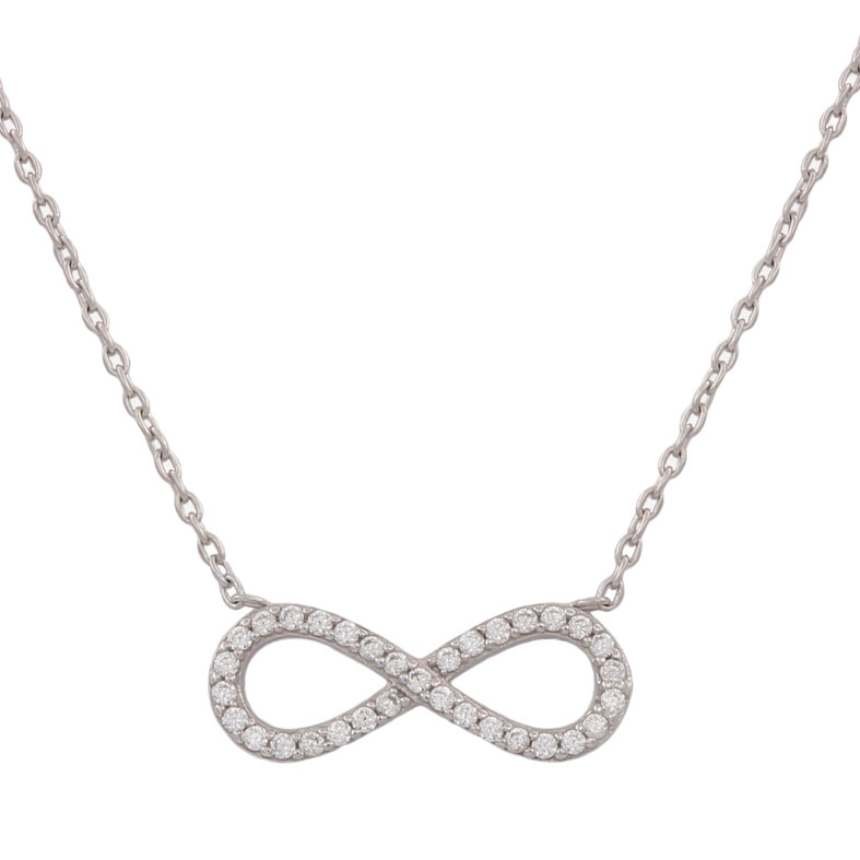 GARGANTILLA ORO BLANCO 18KL INFINITO