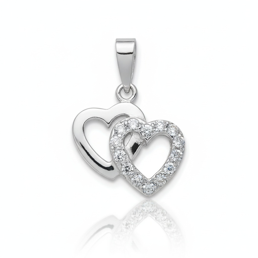 COLGANTE ORO BLANCO 18KL DIAMANTES