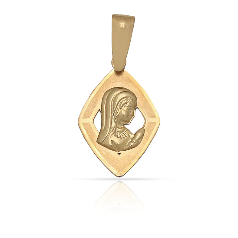 MEDALLA ORO 18KL VIRGEN NIÑA - 10X16MM