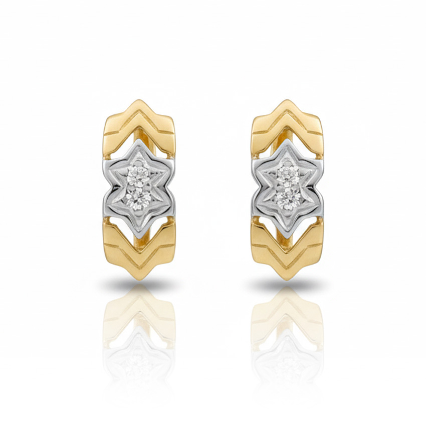 PENDIENTES ORO 18KL CIRCONITAS