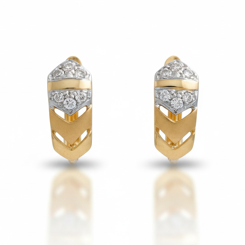 PENDIENTES ORO 18KL CIRCONITAS