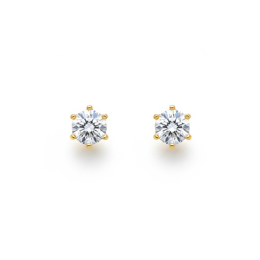 PENDIENTES ORO 18KL CIRCONITAS