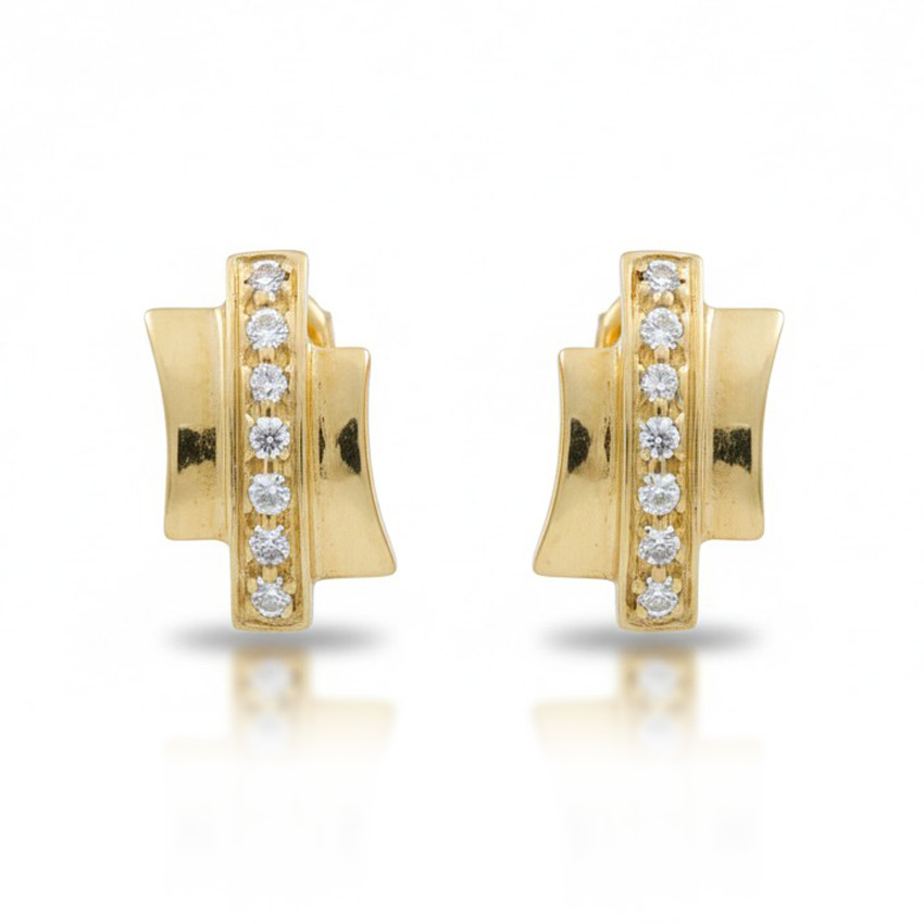 PENDIENTES ORO 18KL CIRCONITAS