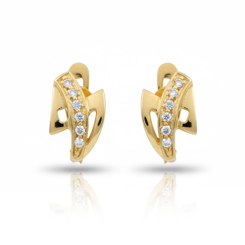 PENDIENTES ORO 18KL CIRCONITAS