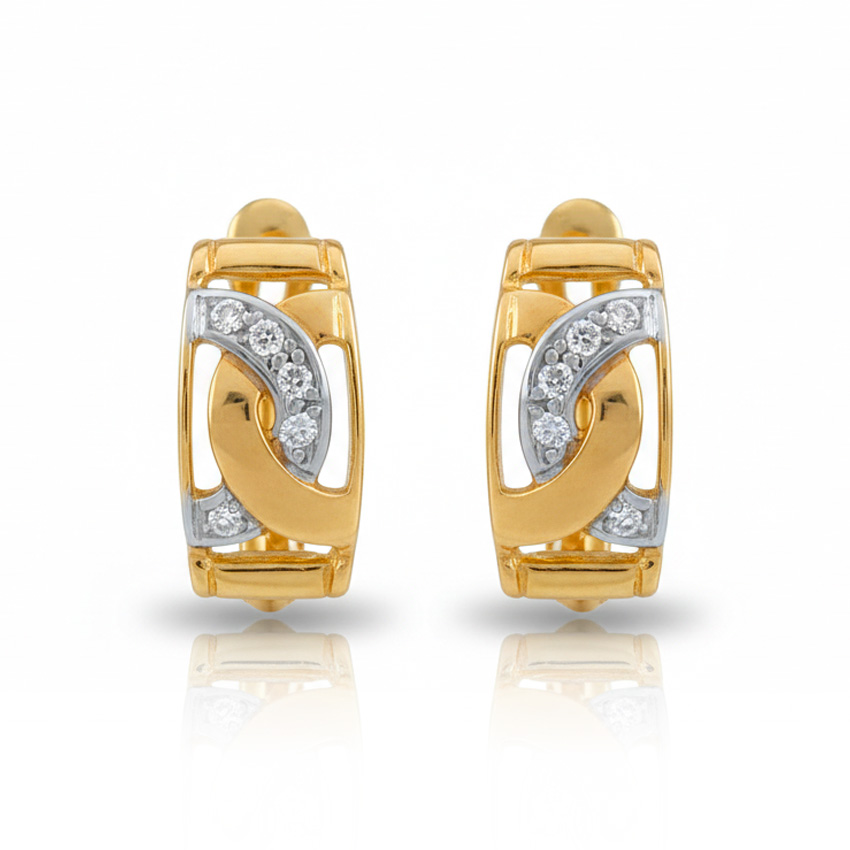 PENDIENTES ORO 18KL CIRCONITAS
