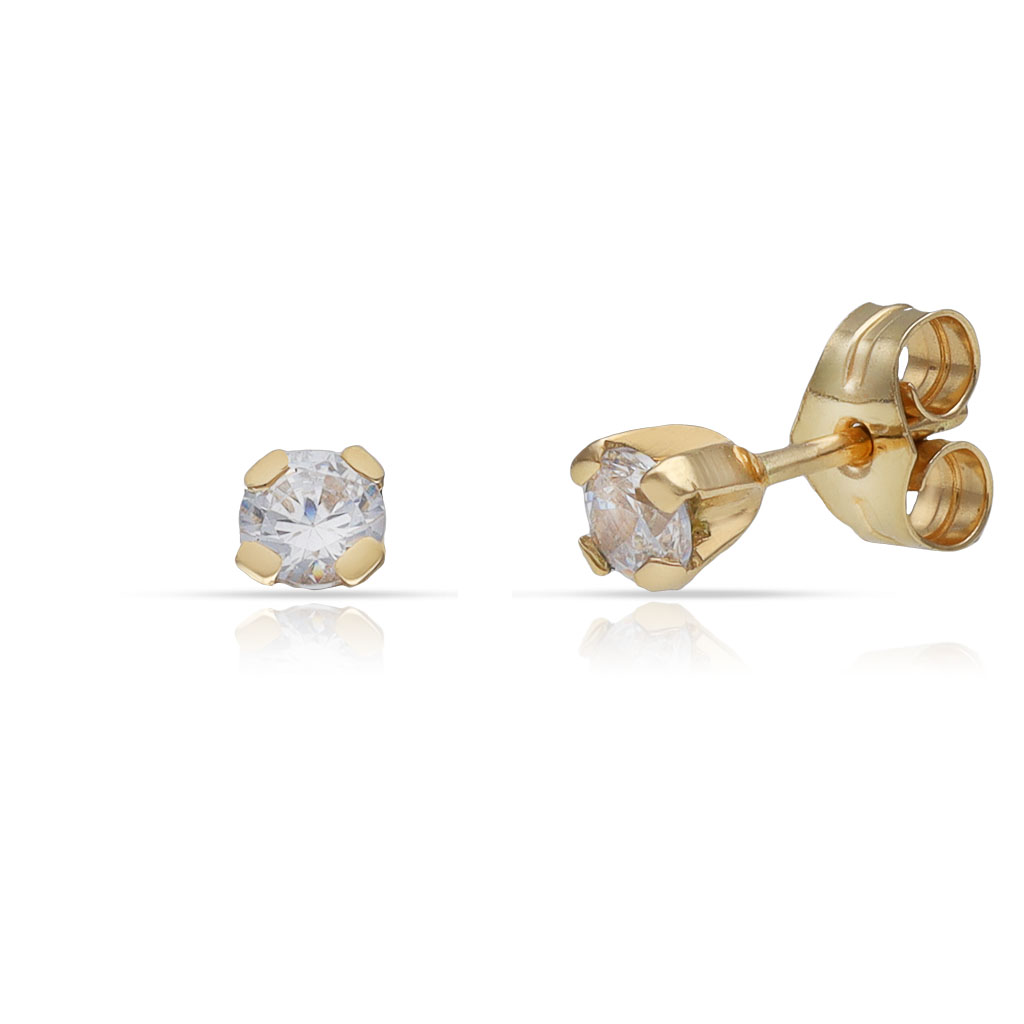 PENDIENTES ORO 18KL CIRCONITAS