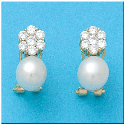 PENDIENTES ORO 18KL PERLAS CULTIVADAS