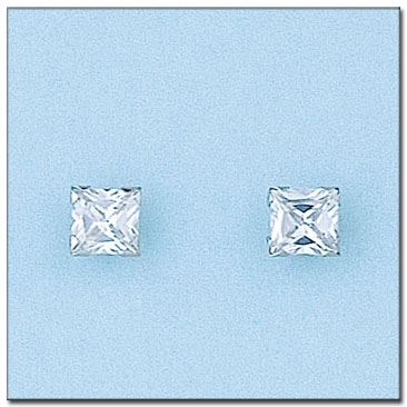 PENDIENTE ORO BLANCO 18KL