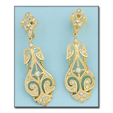 PENDIENTES ORO 18KL CIRCONITAS