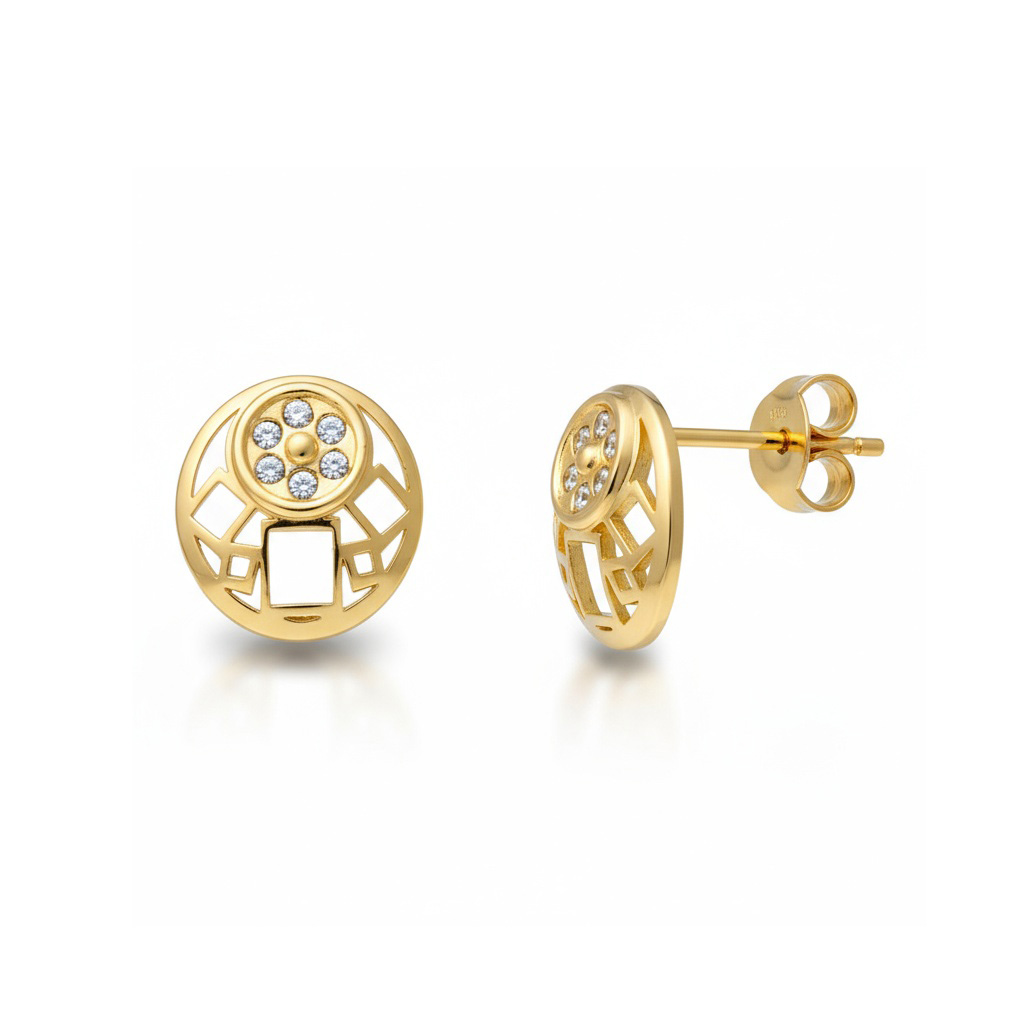 PENDIENTES ORO 18KL REDONDOS