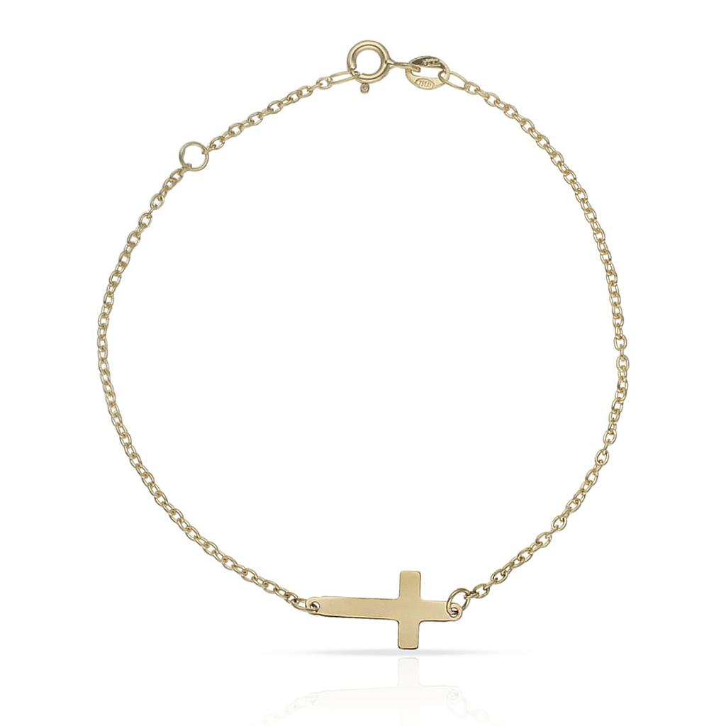 PULSERA ORO 18KL CRUZ
