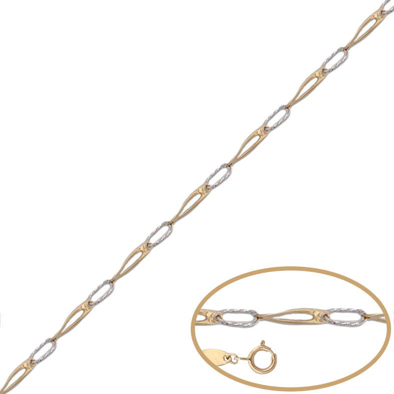 PULSERA ORO 18KL BICOLOR