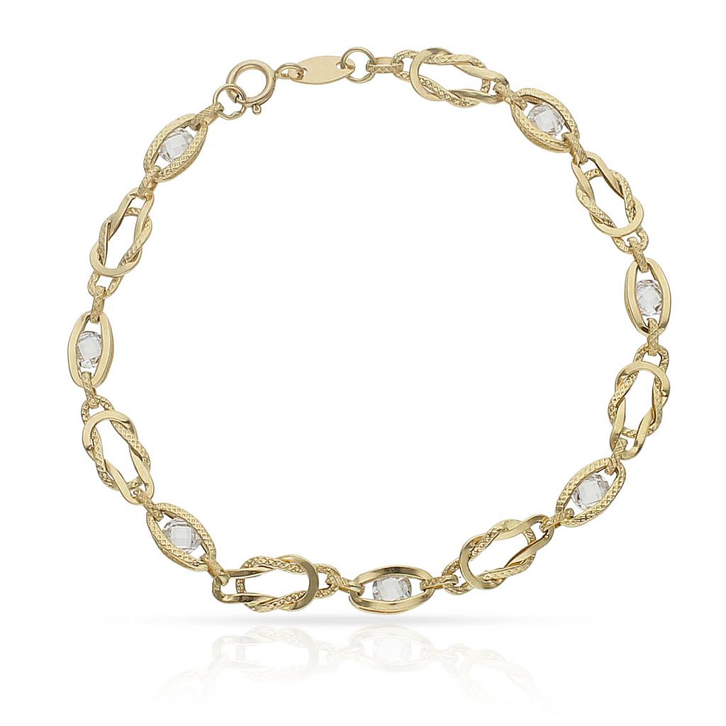 PULSERA ORO 18KL CIRCONITAS
