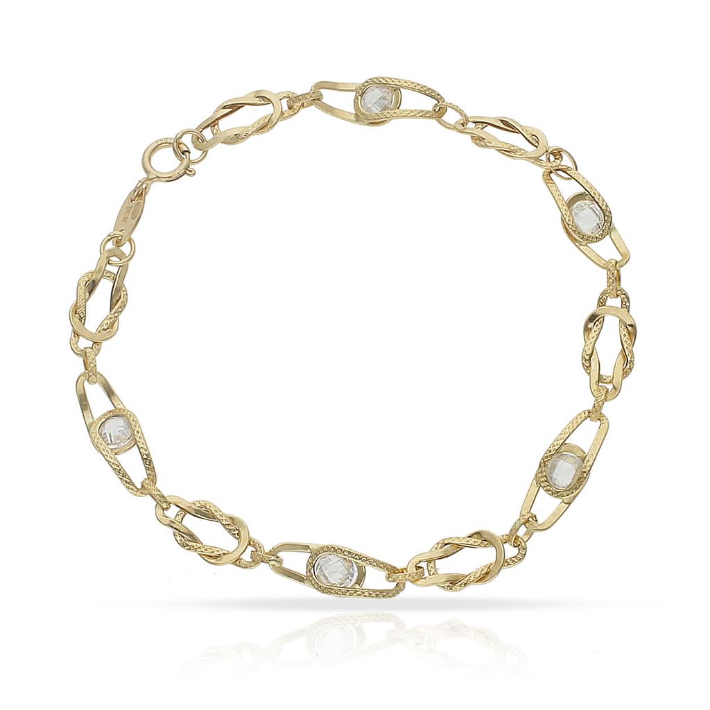 PULSERA ORO 18KL CIRCONITAS