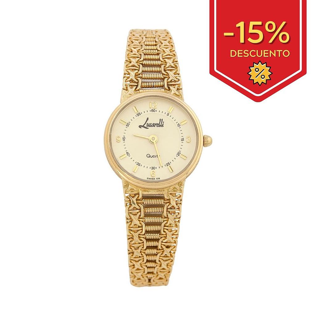 RELOJ ORO 18KL SEÑORA LUCARELLI