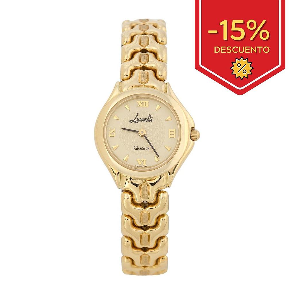 RELOJ ORO 18KL SEÑORA LUCARELLI