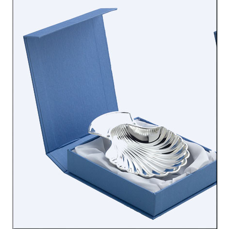 CONCHA ACERO PLATEADO BAUTISMO