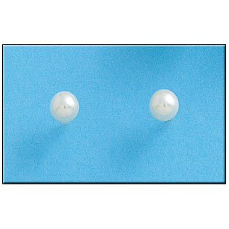 PENDIENTES PLATA 925MM PERLAS SHELL - 5MM