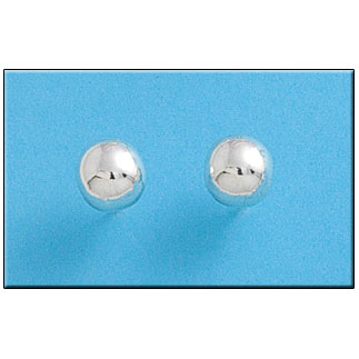 PENDIENTE PLATA 925MM BOLA 8MM