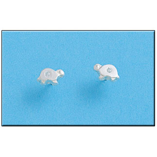 PENDIENTE PLATA 925MM TORTUGA PEQUEÑA