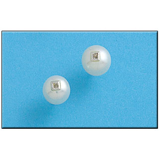 PENDIENTE PLATA 925MM PERLA SHELL