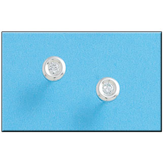 PENDIENTE PLATA 925MM REDONDO PEQUEÑO