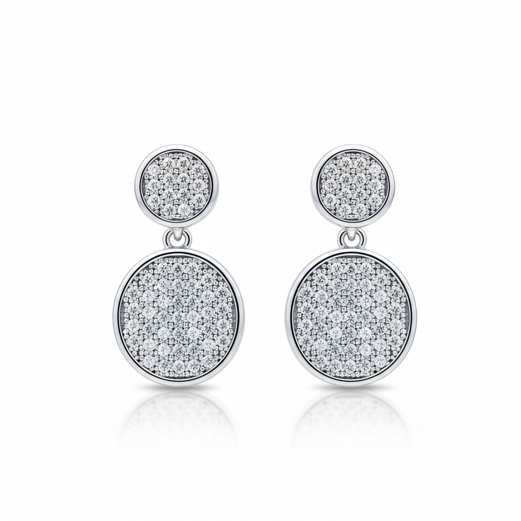 PENDIENTES PLATA 925MM CIRCULOS