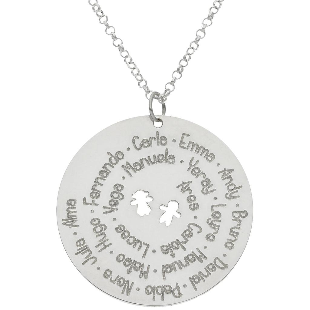 GARGANTILLA PLATA 925MM NOMBRES ALUMNOS - 30MM