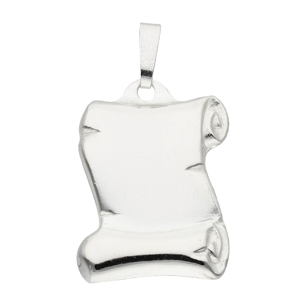 PLACA PLATA 925MM PERGAMINO GRANDE