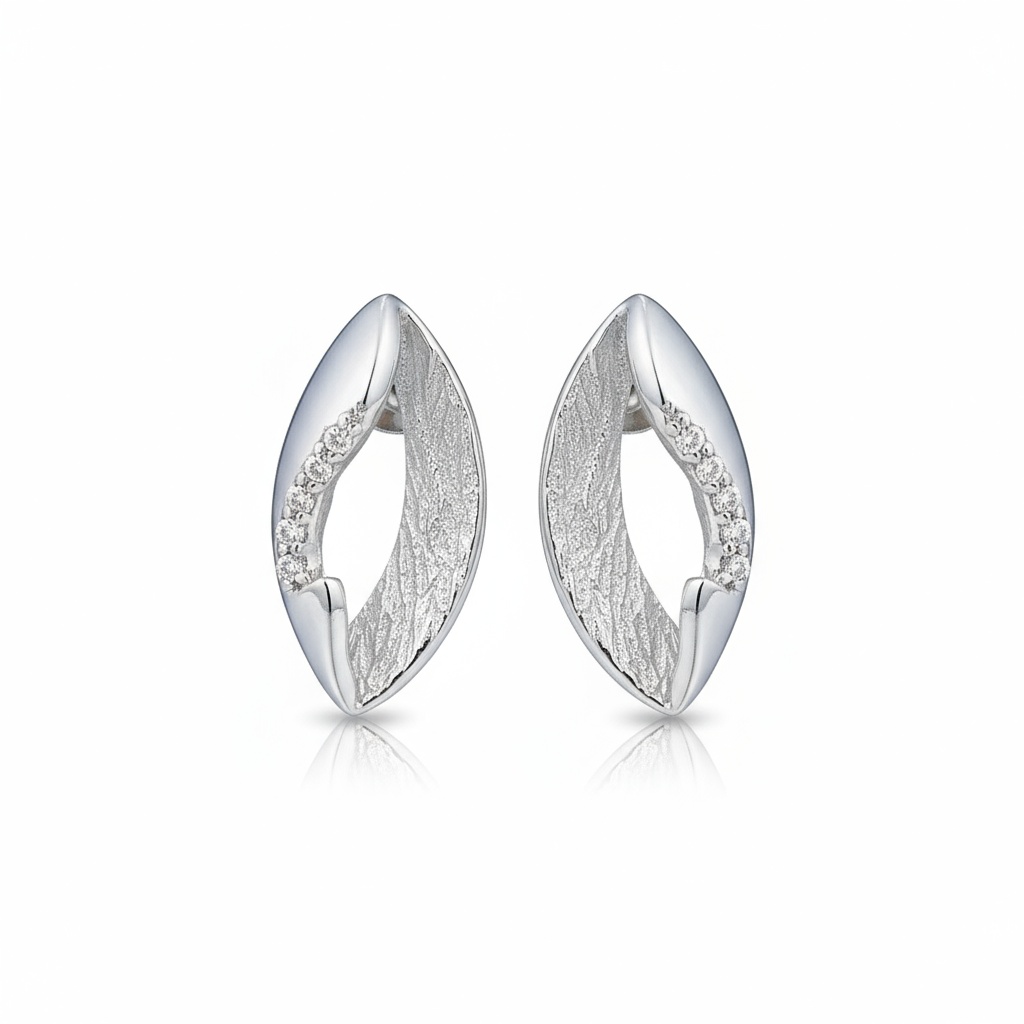 PENDIENTES CIRCONITAS PLATA 925MM