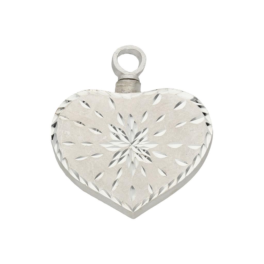 GUARDACENIZAS PLATA 925MM CORAZON - 25X29MM