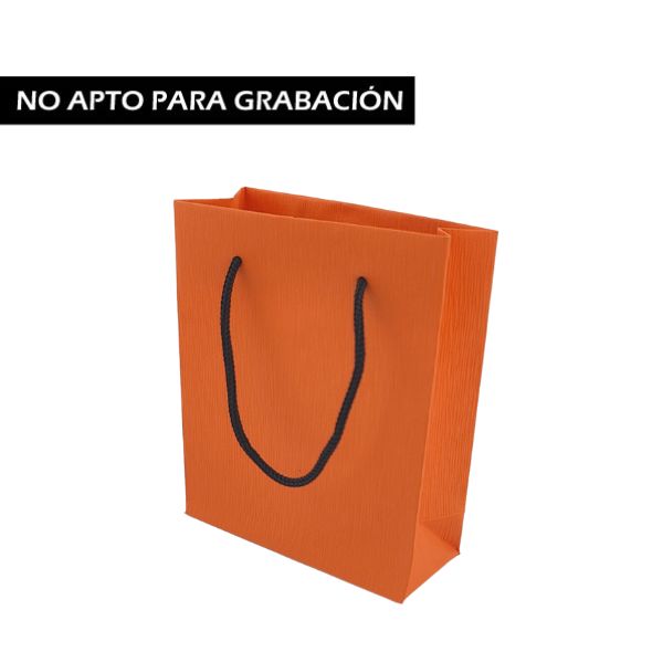 BOLSA PAPEL NARANJA 100X40X120 - 100 UNID