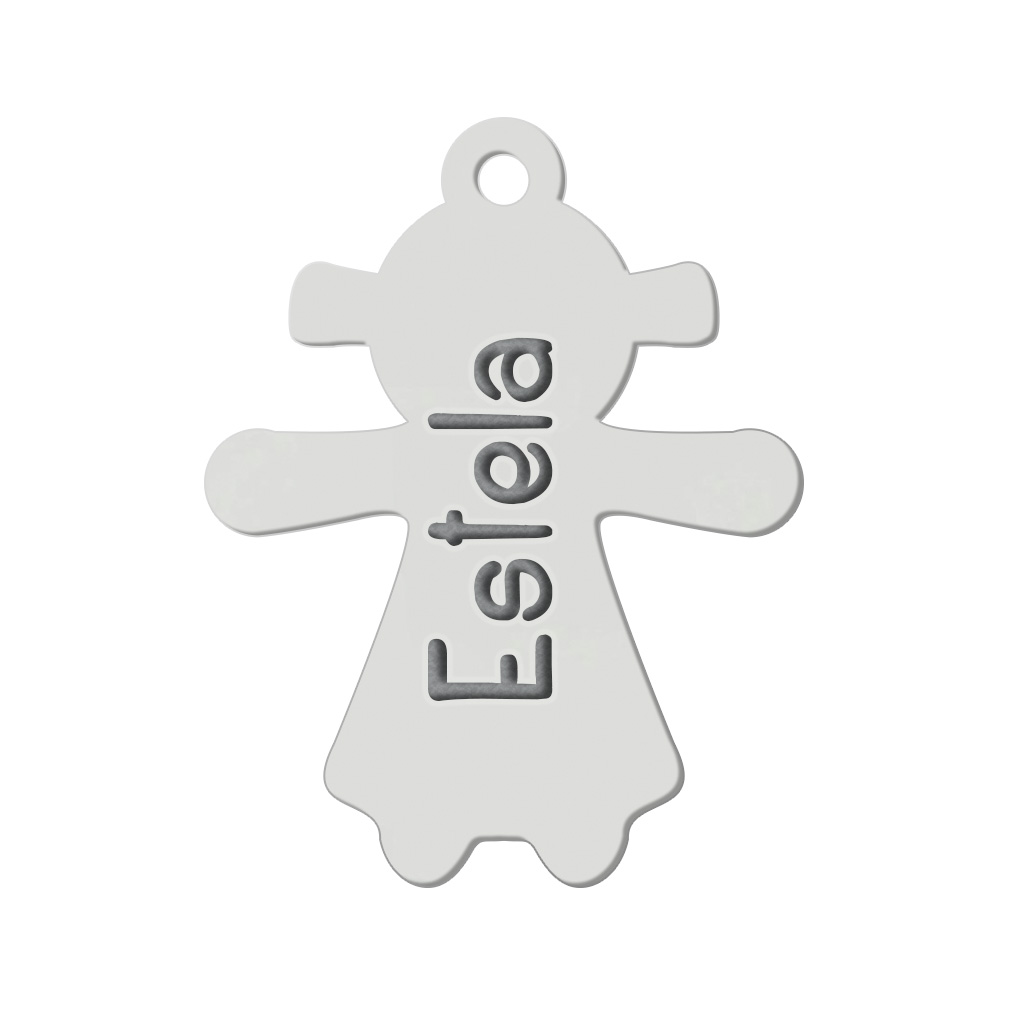 MI HISTORIA - ABALORIO PLATA 925MM NIÑA