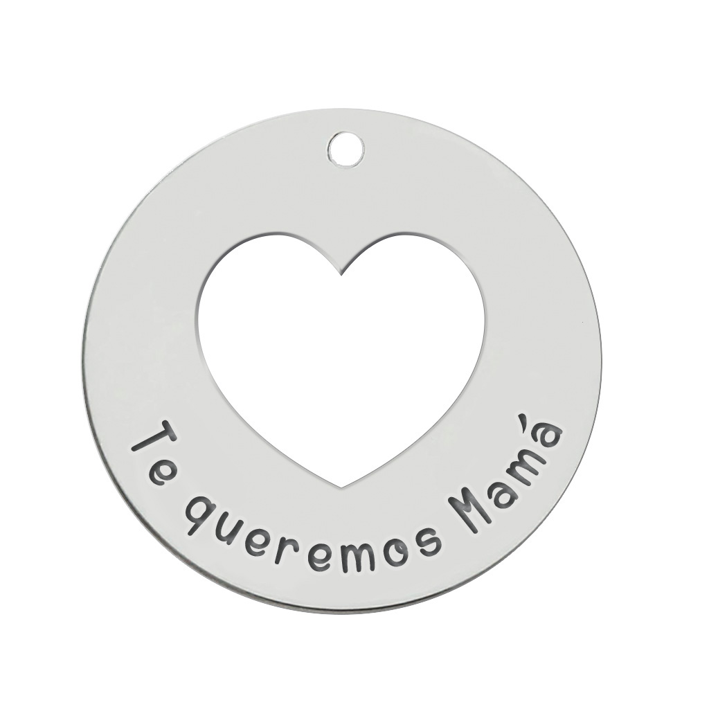 MI HISTORIA - ABALORIO PLATA 925MM TE QUEREMOS