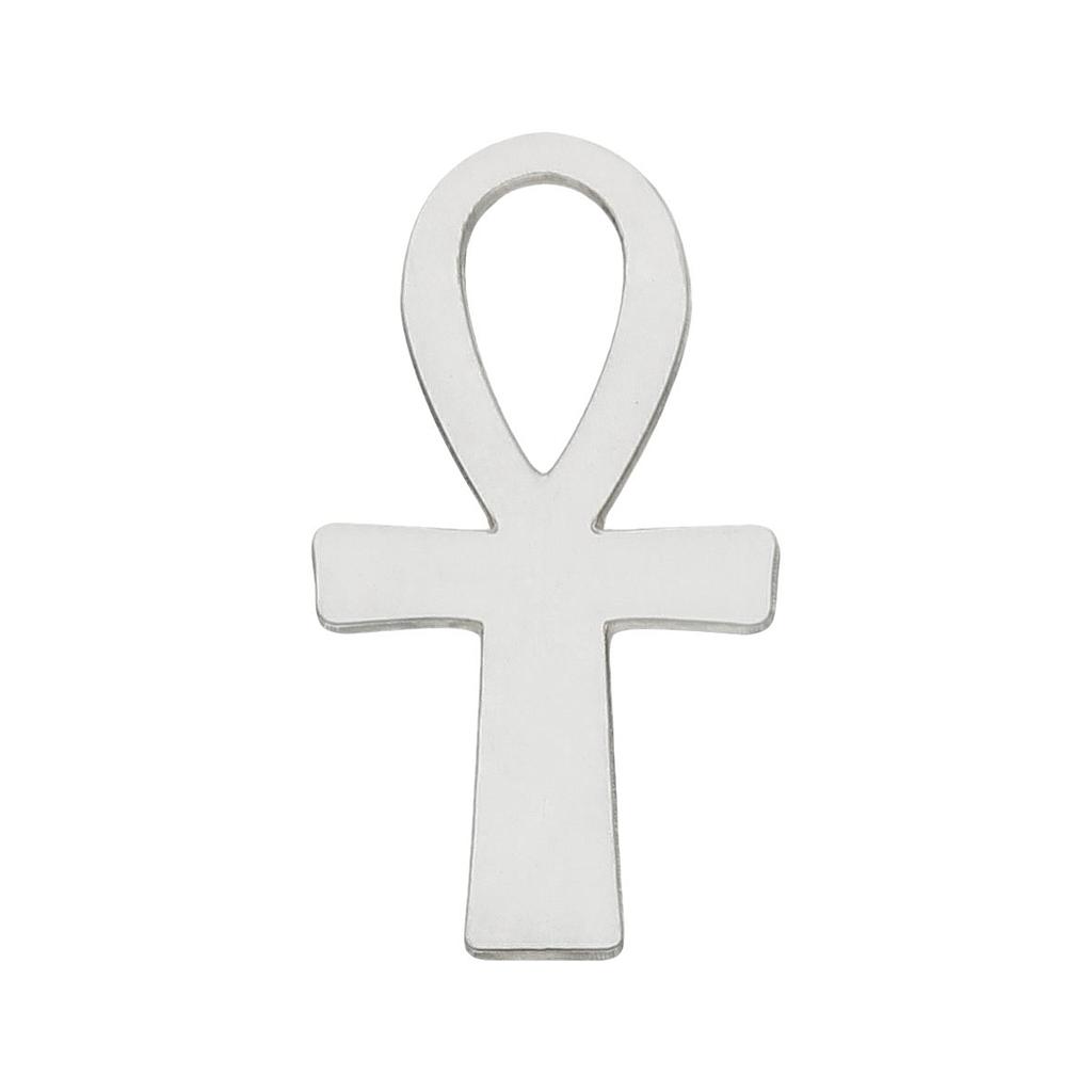 MI HISTORIA - ABALORIO PLATA 925MM CRUZ VIDA
