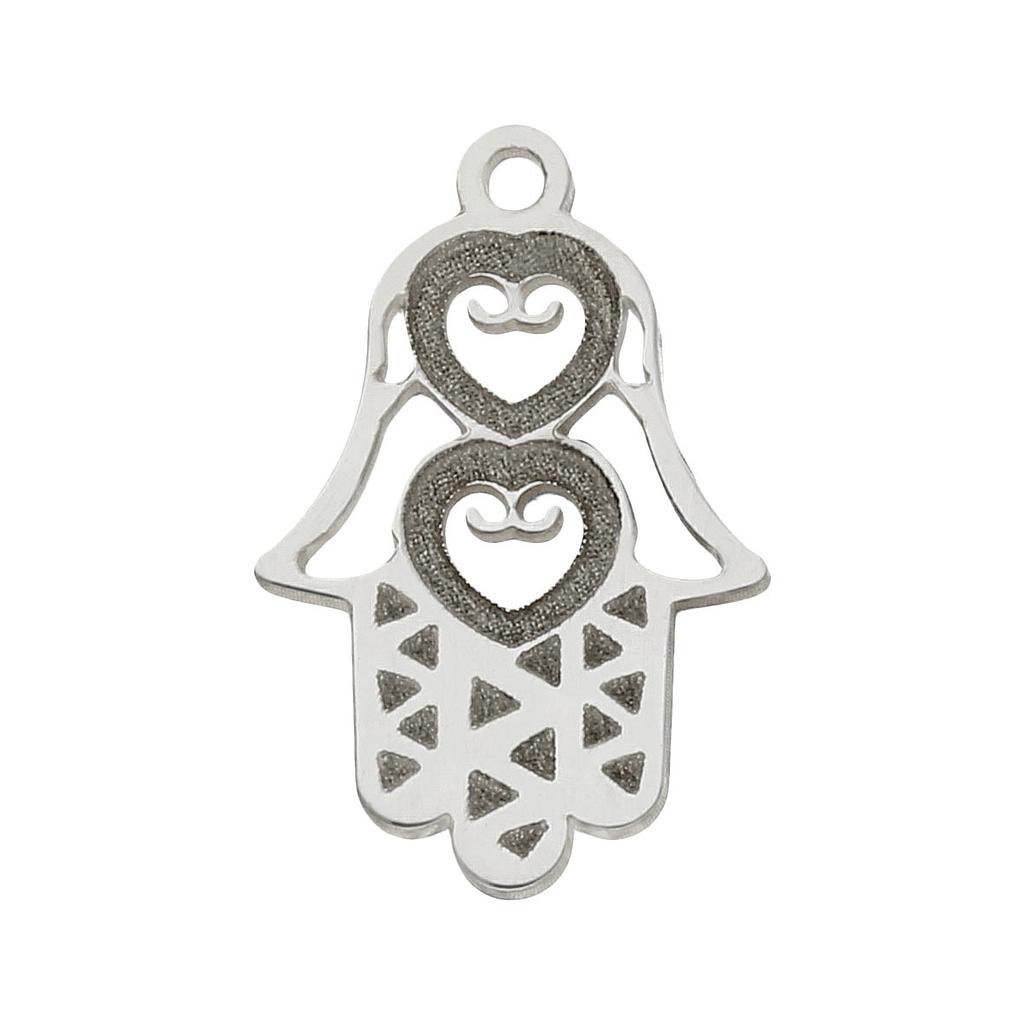 MI HISTORIA - ABALORIO PLATA 925MM MANO FATIMA