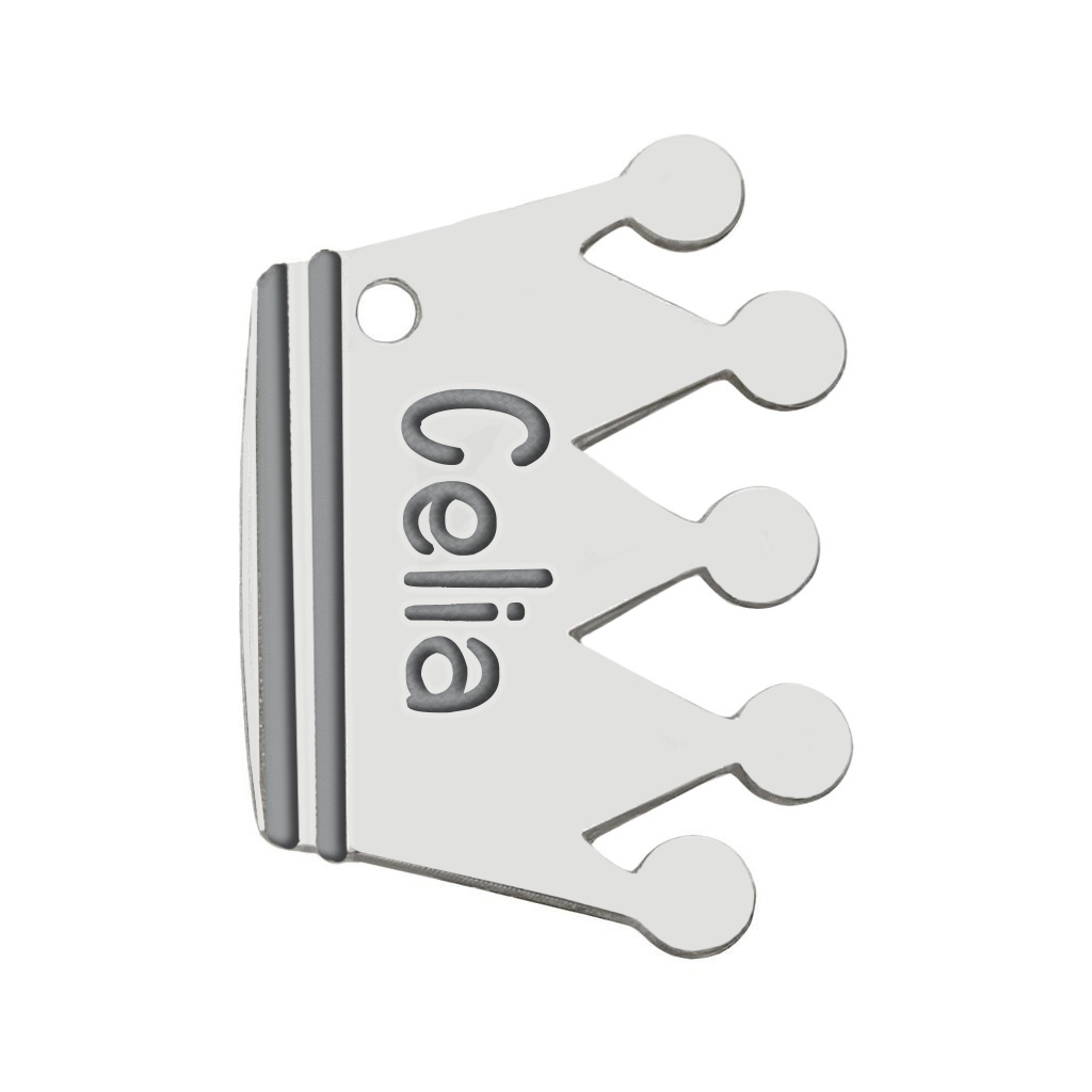 MI HISTORIA - ABALORIO PLATA 925MM CORONA