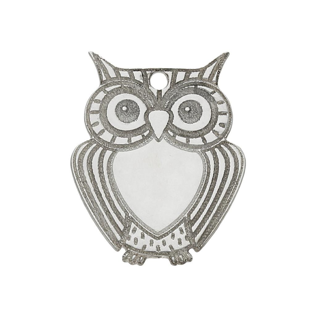 MI HISTORIA - ABALORIO PLATA 925MM BUHO