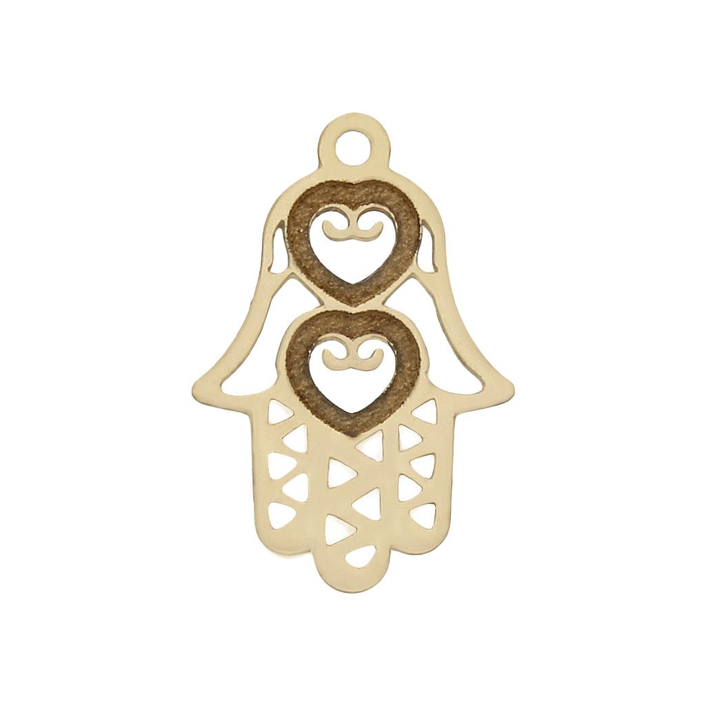 MI HISTORIA - ABALORIO ORO 18KL MANO FATIMA
