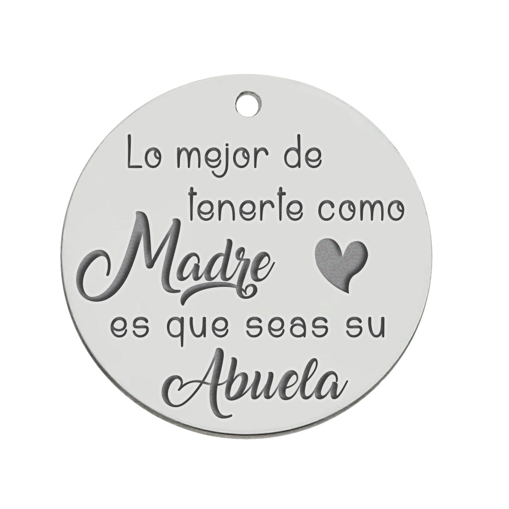 MI HISTORIA - ABALORIO PLATA 925MM ABUELA