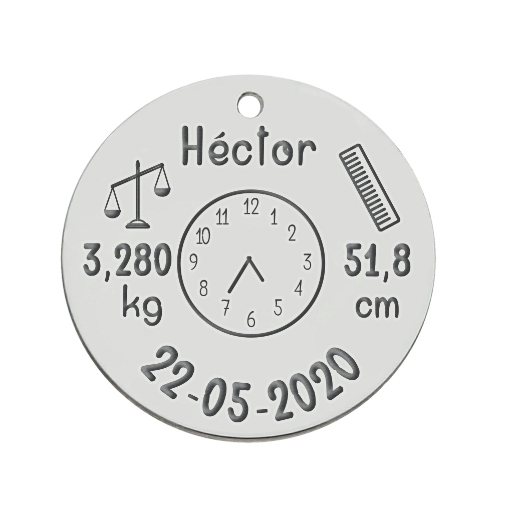 MI HISTORIA - ABALORIO PLATA 925MM NATALICIO