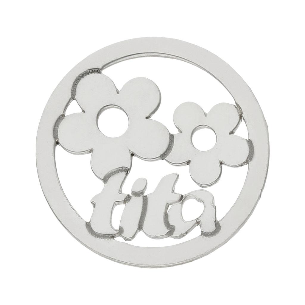 MI HISTORIA - ABALORIO PLATA 925MM TITA FLORES